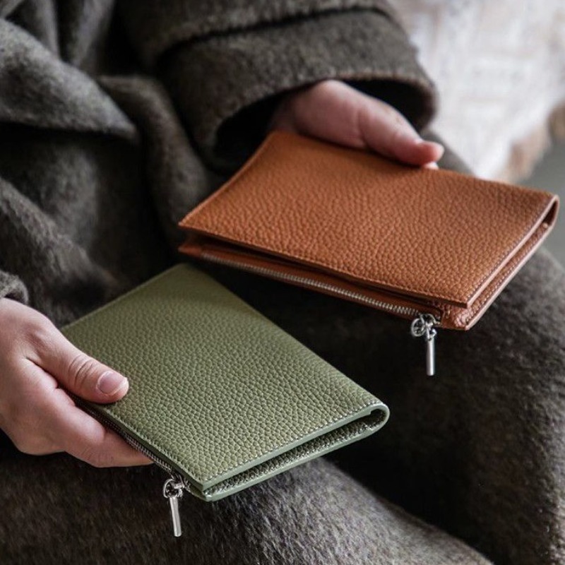 Leather Passport Holder Covers - Index Card Holder recension och pris