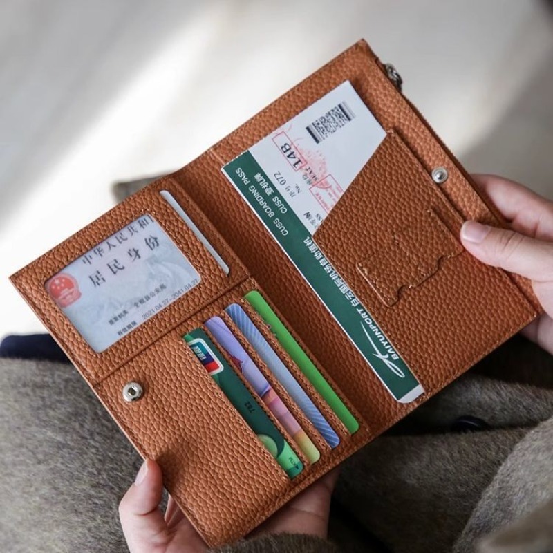 Leather Passport Holder Covers - Index Card Holder recension och pris