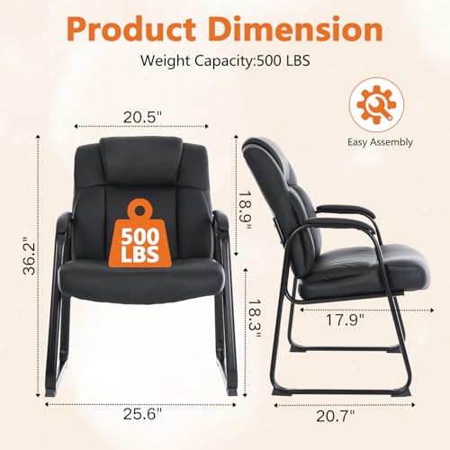 Big and Tall Office Chair Set  - Leather Desk Pad recension och pris