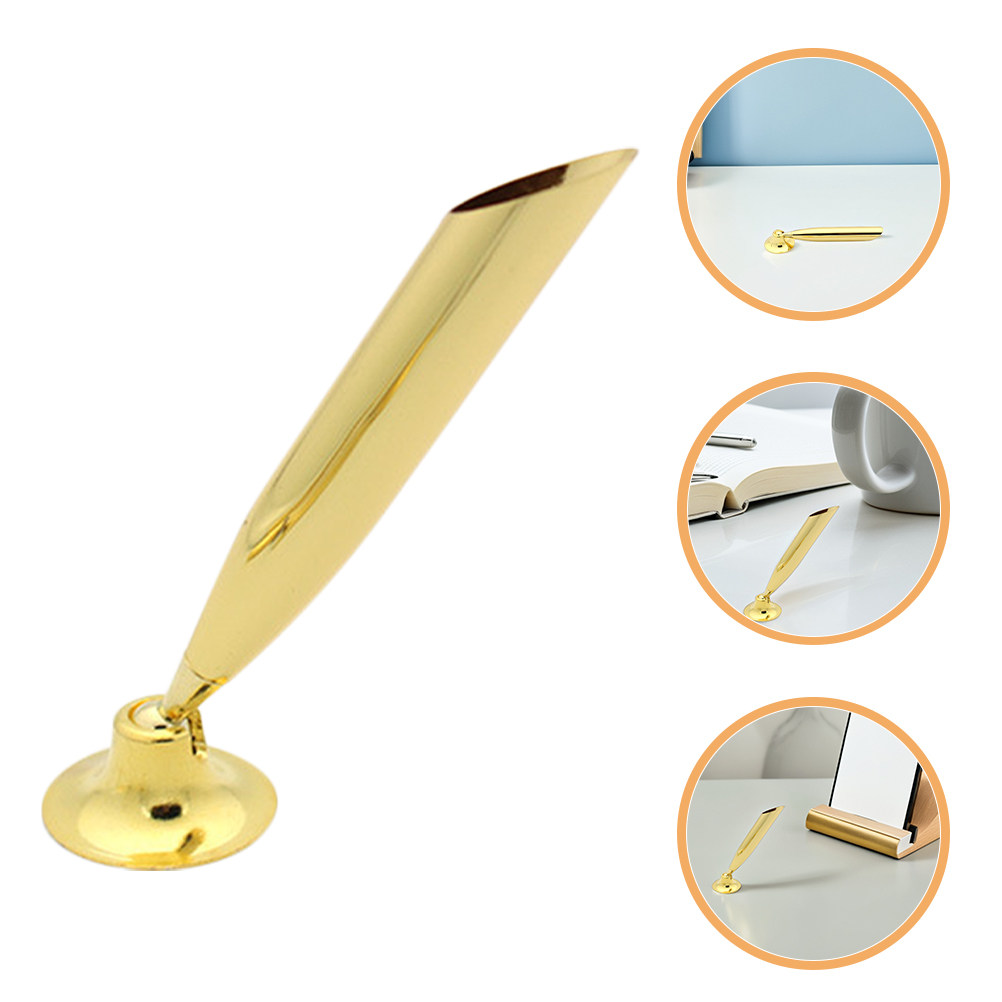 10Pcs Metal Pen Holder Desk St - Pen Rest Single recension och pris