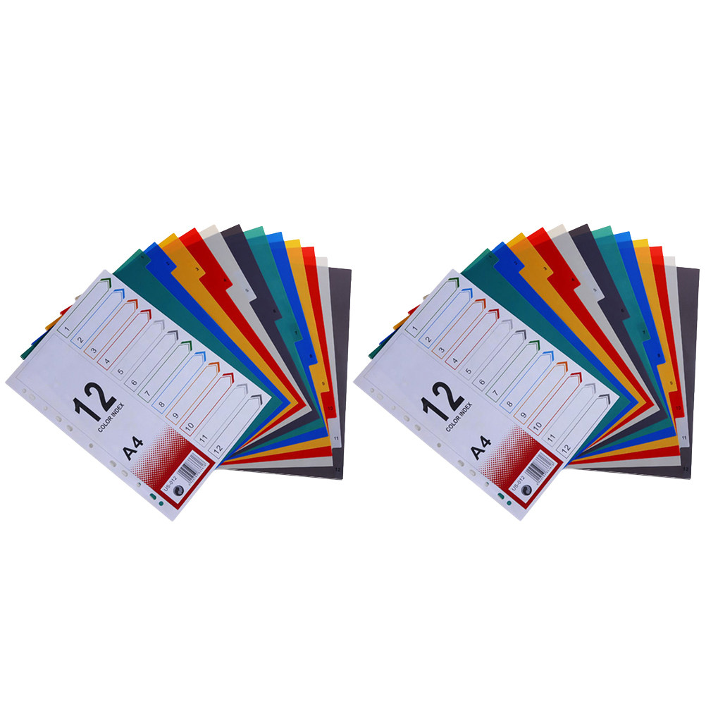 2Pcs Index Paper Refills Divid - Tab Divider A4 recension och pris