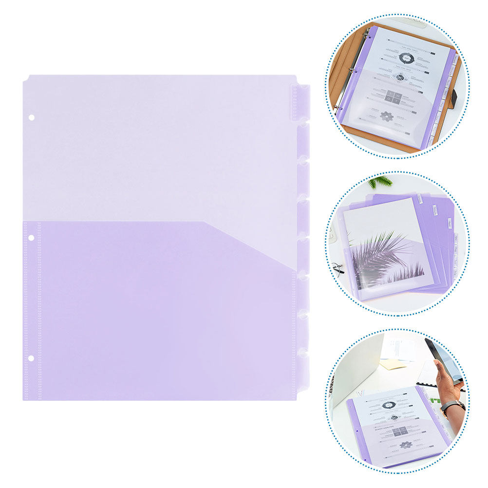 2Sets A4 Plastic Binder Divide - Tab Divider A4 recension och pris