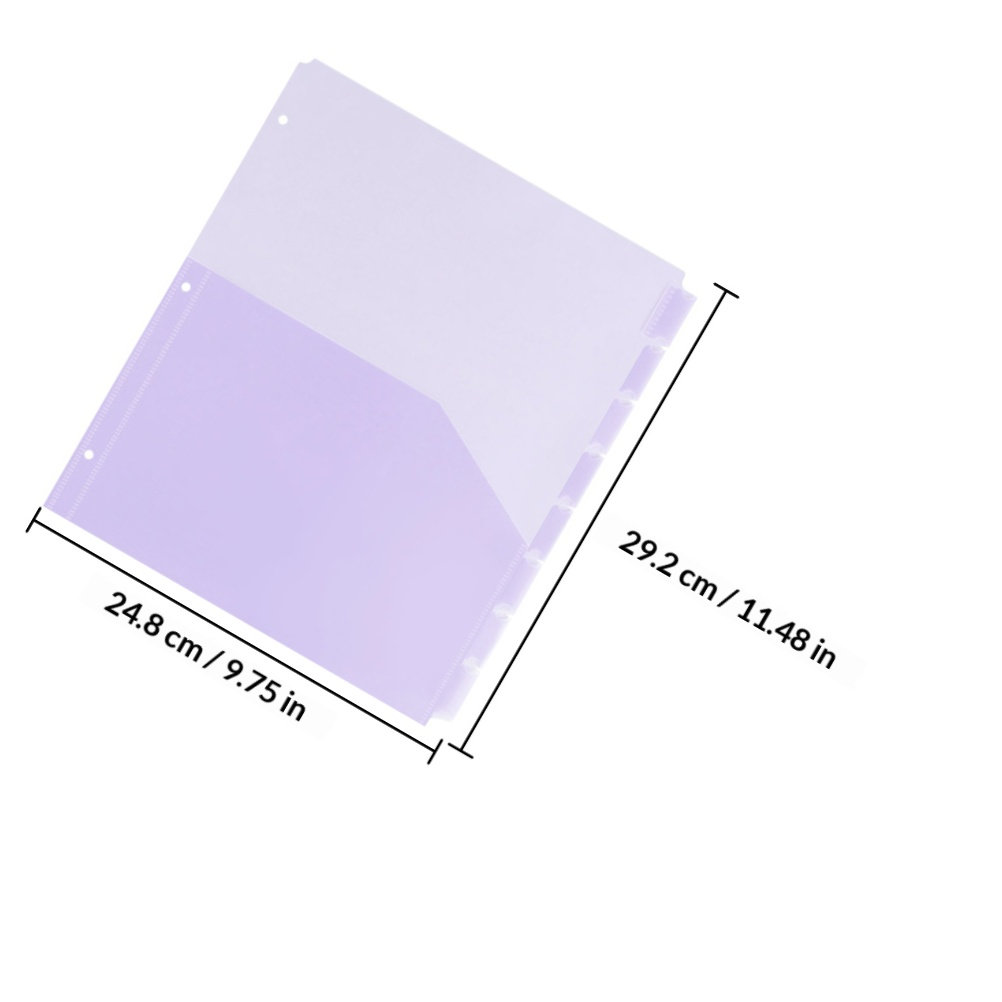 2Sets A4 Plastic Binder Divide - Tab Divider A4 recension och pris