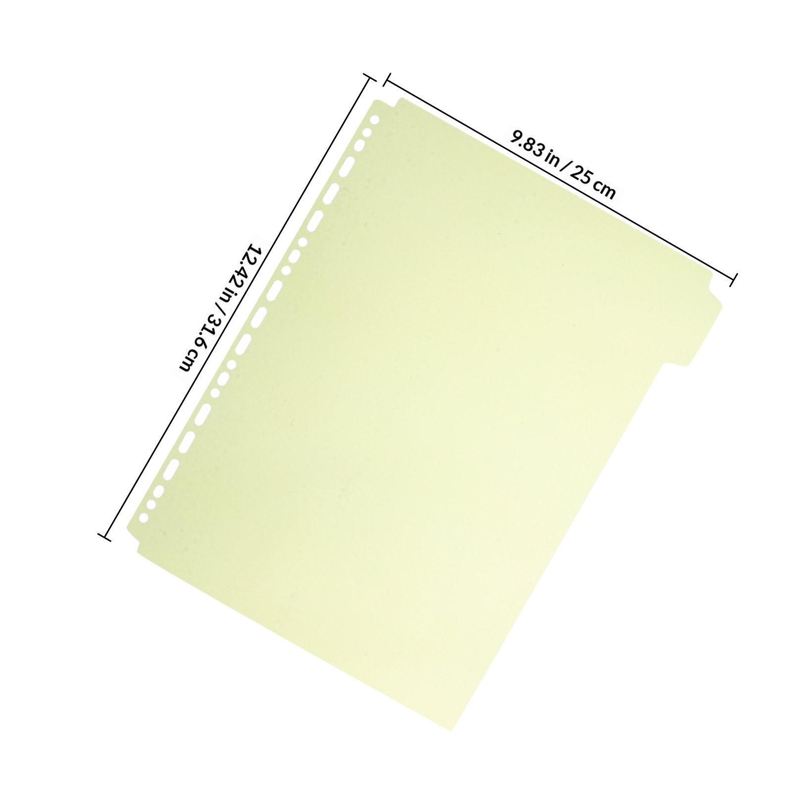 6Pcs Plastic Tabbed Binder Div - Tab Divider A4 recension och pris