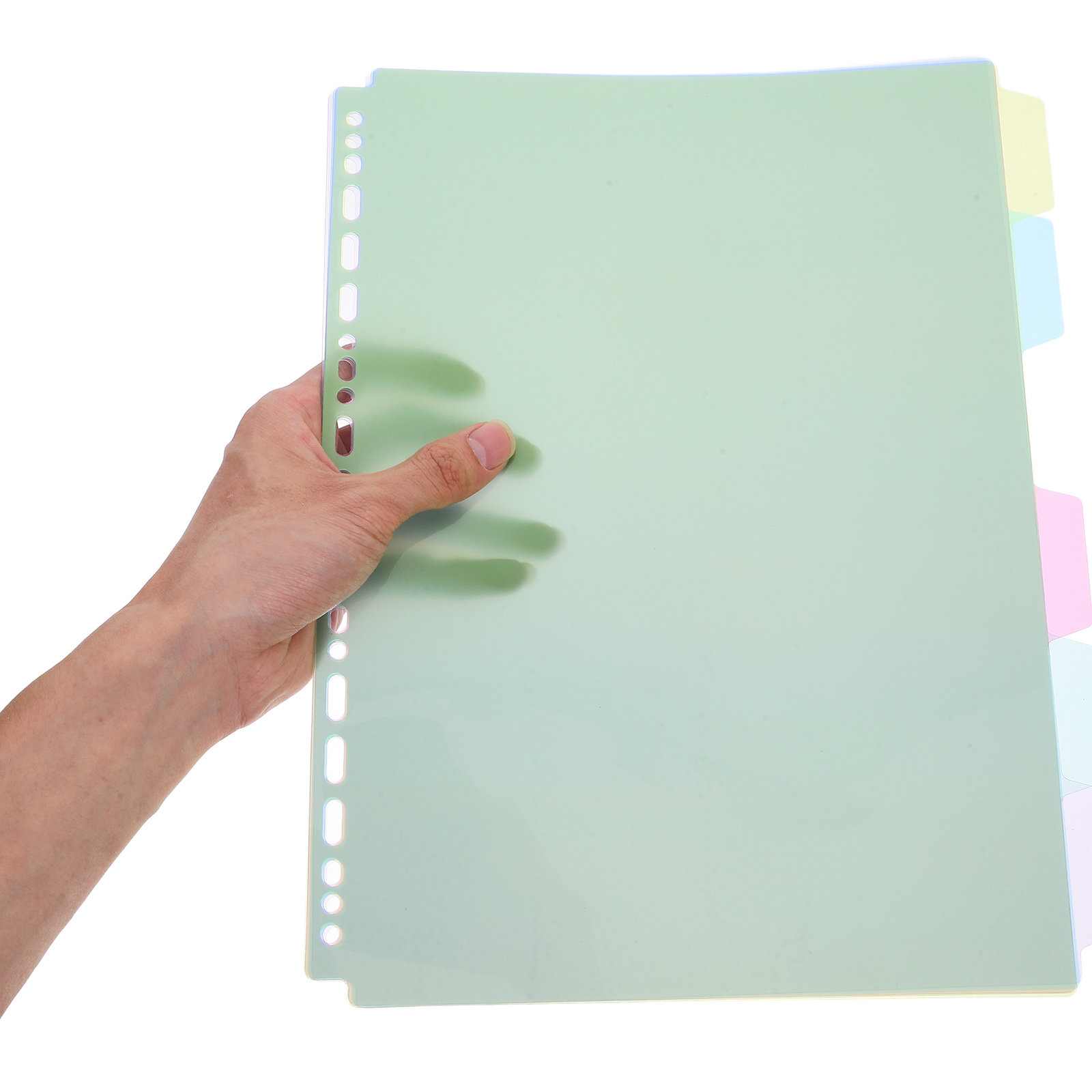 6Pcs Plastic Tabbed Binder Div - Tab Divider A4 recension och pris