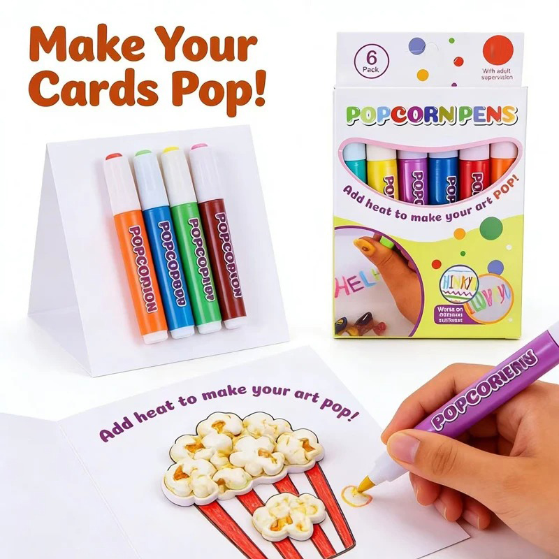 Magic Popcorn Pens 6 Colors He - Copic Marker Sketch recension och pris
